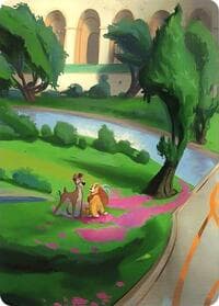 Archazia's Island Puzzle Insert (Version 1 of 2) (Bottom Left) - Archazia's Island - Disney Lorcana card