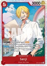 Sanji - ST-31: Starter Deck 31 RED Monkey.D.Luffy - One Piece Card Game card