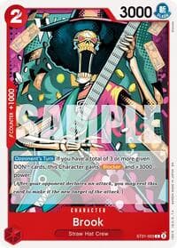 Brook - ST-31: Starter Deck 31 RED Monkey.D.Luffy - One Piece Card Game card