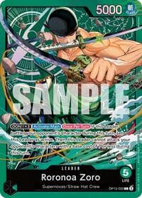 Roronoa Zoro (OP12-020) - ST-32: Starter Deck 32 GREEN Roronoa Zoro - One Piece Card Game card