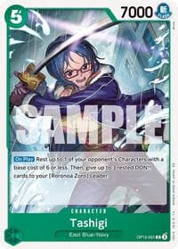 Tashigi - ST-32: Starter Deck 32 GREEN Roronoa Zoro - One Piece Card Game card