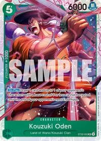 Kouzuki Oden - ST-32: Starter Deck 32 GREEN Roronoa Zoro - One Piece Card Game card
