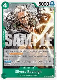 Silvers Rayleigh - ST-32: Starter Deck 32 GREEN Roronoa Zoro - One Piece Card Game card