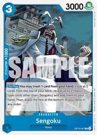 Sengoku - ST-33: Starter Deck 33 BLUE Kuzan - One Piece Card Game card