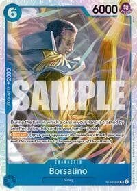 Borsalino - ST-33: Starter Deck 33 BLUE Kuzan - One Piece Card Game card
