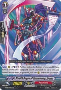 Stealth Rogue of Summoning, Jiraiya - BT09: Clash of Knights & Dragons - Cardfight Vanguard card