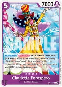 Charlotte Perospero - ST-34: Starter Deck 34 PURPLE Charlotte Katakuri - One Piece Card Game card
