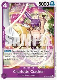 Charlotte Cracker - ST-34: Starter Deck 34 PURPLE Charlotte Katakuri - One Piece Card Game card