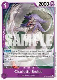 Charlotte Brulee - ST-34: Starter Deck 34 PURPLE Charlotte Katakuri - One Piece Card Game card