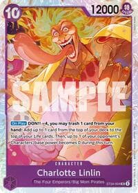 Charlotte Linlin - ST-34: Starter Deck 34 PURPLE Charlotte Katakuri - One Piece Card Game card