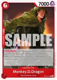Monkey.D.Dragon - ST-35: Starter Deck 35 RED/BLACK Sabo - One Piece Card Game card