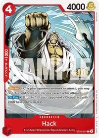 Hack - ST-35: Starter Deck 35 RED/BLACK Sabo - One Piece Card Game card