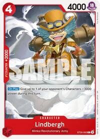 Lindbergh - ST-35: Starter Deck 35 RED/BLACK Sabo - One Piece Card Game card