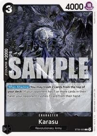 Karasu - ST-35: Starter Deck 35 RED/BLACK Sabo - One Piece Card Game card