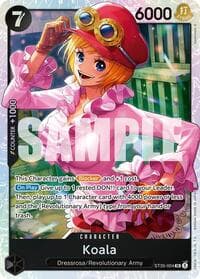 Koala - ST-35: Starter Deck 35 RED/BLACK Sabo - One Piece Card Game card