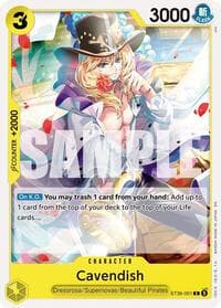 Cavendish - ST-36: Starter Deck 36 YELLOW Eustass"Captain"Kid - One Piece Card Game card