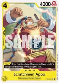 Scratchmen Apoo - ST-36: Starter Deck 36 YELLOW Eustass"Captain"Kid - One Piece Card Game card