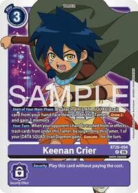Keenan Crier - Timeless Bonds - Digimon Card Game card