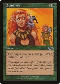 Symbiosis - Urza's Saga - Magic: The Gathering card
