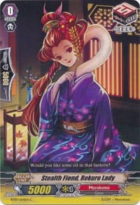 Stealth Fiend, Rokuro Lady - BT09: Clash of Knights & Dragons - Cardfight Vanguard card