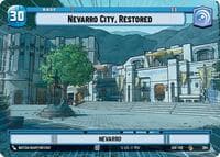 Nevarro City, Restored // Mandalorian (Hyperspace) - Ashes of the Empire - Star Wars: Unlimited card
