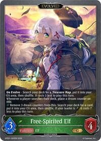 Free-Spirited Elf (Evolved) - Gloryfinder Events - Shadowverse: Evolve card