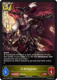 D'Artagnan - Gloryfinder Events - Shadowverse: Evolve card