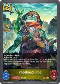 Vagabond Frog - Gloryfinder Events - Shadowverse: Evolve card