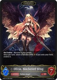 Olivia, Blackened Wing (Evolved) - Gloryfinder Events - Shadowverse: Evolve card