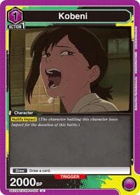 Kobeni (001) - UE22BT: CHAINSAW MAN - Union Arena card