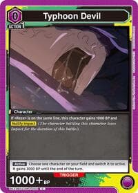 Typhoon Devil - UE22BT: CHAINSAW MAN - Union Arena card