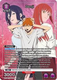 Denji (008) (SR*) - UE22BT: CHAINSAW MAN - Union Arena card