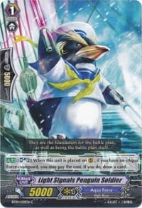 Light Signals Penguin Soldier - BT09: Clash of Knights & Dragons - Cardfight Vanguard card