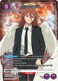 Angel Devil (010) (R*) - UE22BT: CHAINSAW MAN - Union Arena card