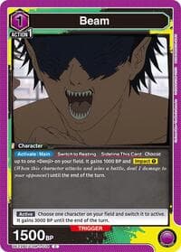 Beam (014) - UE22BT: CHAINSAW MAN - Union Arena card