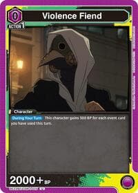 Violence Fiend - UE22BT: CHAINSAW MAN - Union Arena card