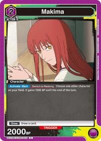 Makima (019) - UE22BT: CHAINSAW MAN - Union Arena card