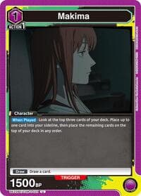 Makima (021) - UE22BT: CHAINSAW MAN - Union Arena card