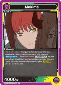 Makima (022) - UE22BT: CHAINSAW MAN - Union Arena card