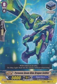 Pyroxene Beam Blue Dragon Soldier - BT09: Clash of Knights & Dragons - Cardfight Vanguard card