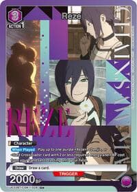 Reze (028) (U*) - UE22BT: CHAINSAW MAN - Union Arena card