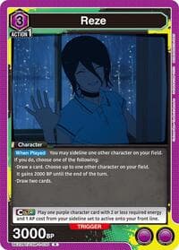 Reze (030) - UE22BT: CHAINSAW MAN - Union Arena card
