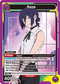 Reze (031) - UE22BT: CHAINSAW MAN - Union Arena card