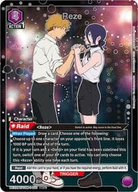 Reze (031) (SR*) - UE22BT: CHAINSAW MAN - Union Arena card
