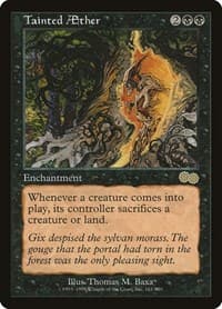 Tainted Aether - Urza's Saga - Magic: The Gathering card