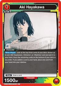 Aki Hayakawa (053) - UE22BT: CHAINSAW MAN - Union Arena card