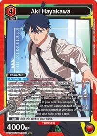 Aki Hayakawa (055) - UE22BT: CHAINSAW MAN - Union Arena card