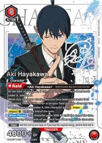 Aki Hayakawa (056) (SR**) - UE22BT: CHAINSAW MAN - Union Arena card