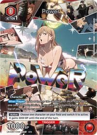 Power (057) (C*) - UE22BT: CHAINSAW MAN - Union Arena card