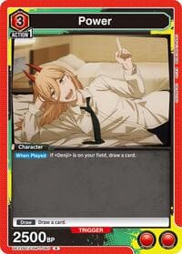 Power (060) - UE22BT: CHAINSAW MAN - Union Arena card